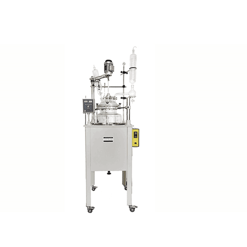 F-100L單層玻璃反應(yīng)釜(桶形) F-100L單層玻璃反應(yīng)釜(桶形)